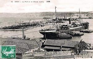 Oran - Port et Defense mobile - 1908